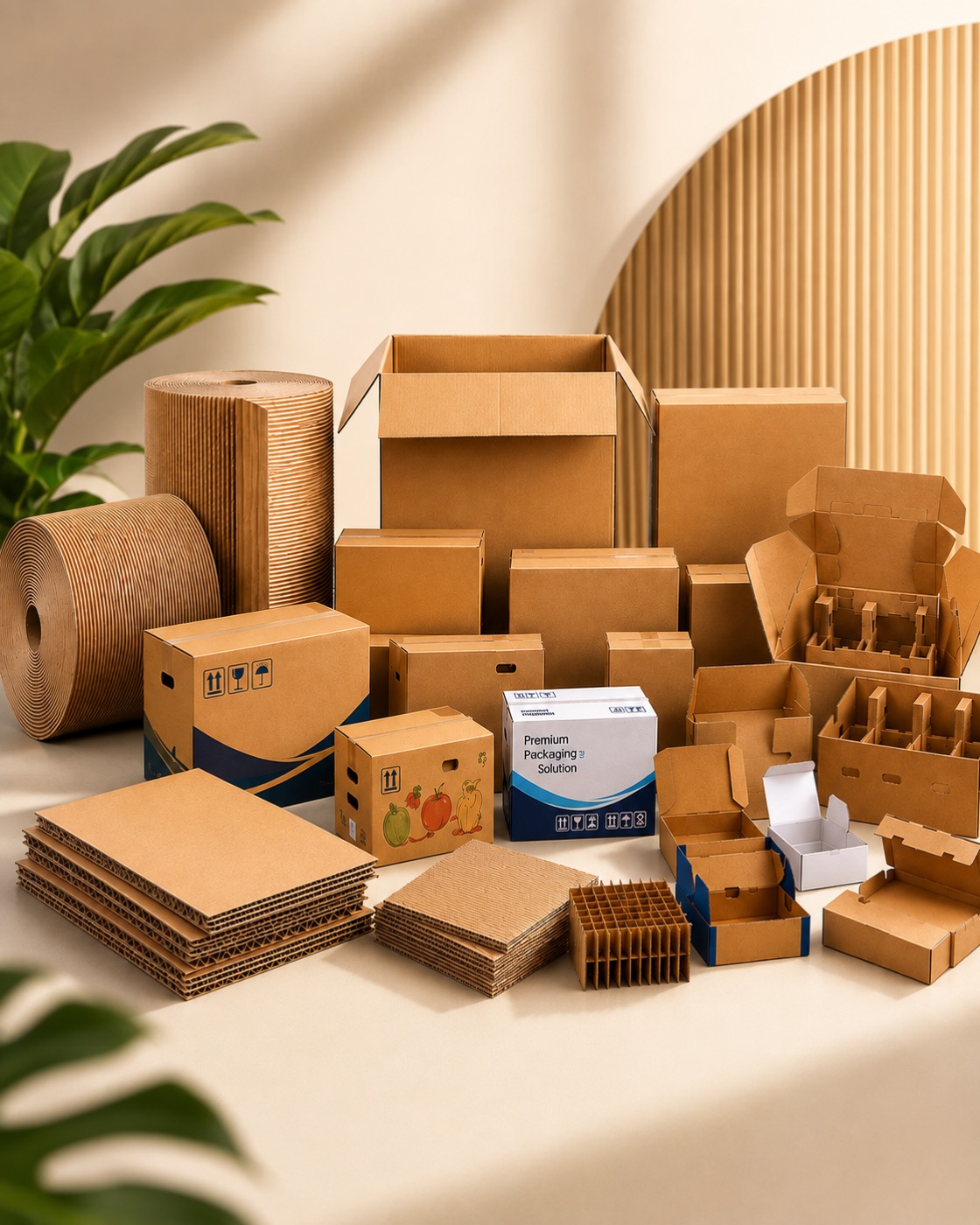 Heramb corrugated box manufacturing — printed cartons and heavy-duty industrial boxes