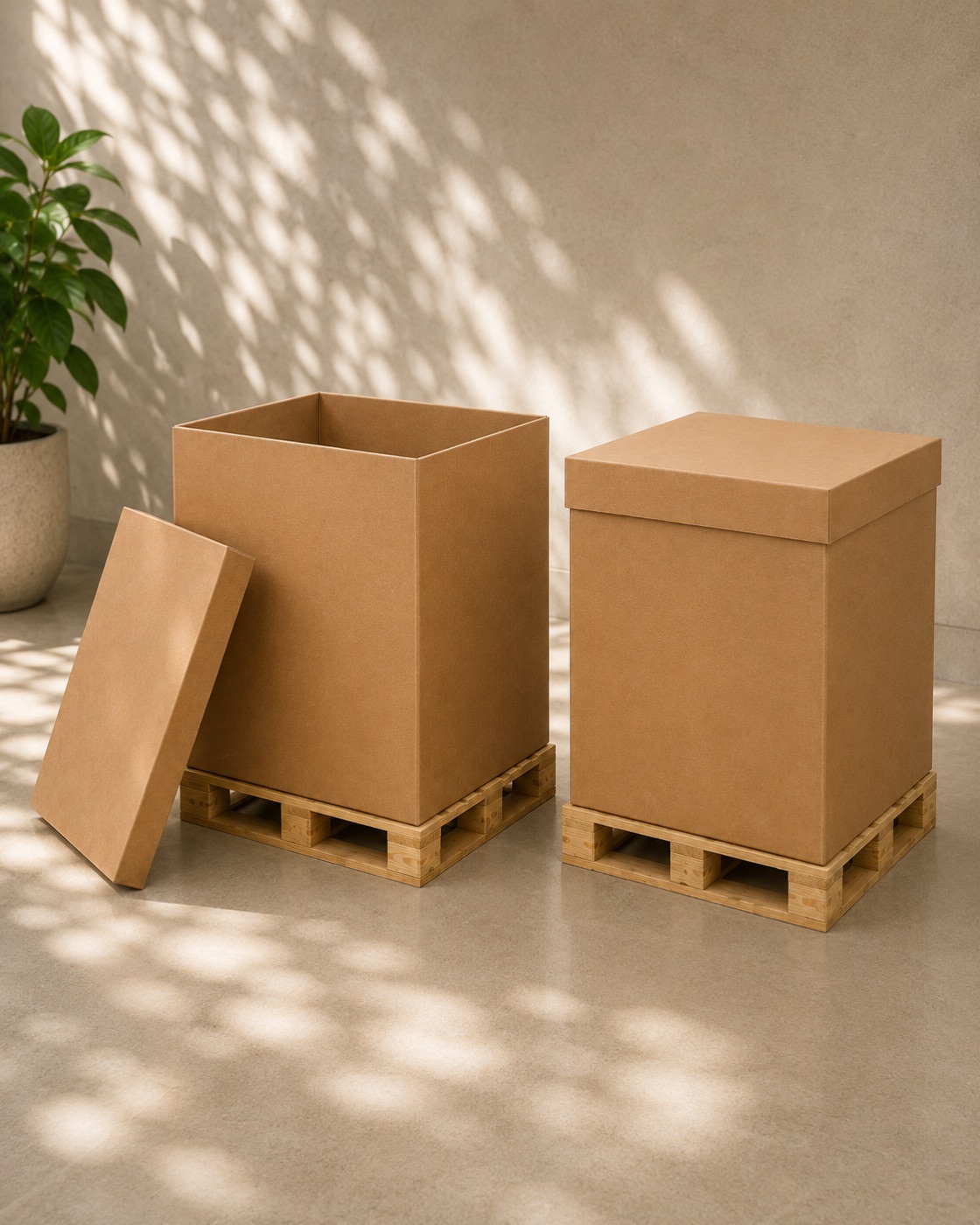 Palletised Corrugated Container